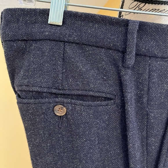 MENS JCREW U.K. LTD BEDFORD WOOL PANTS - Picture 8 of 15